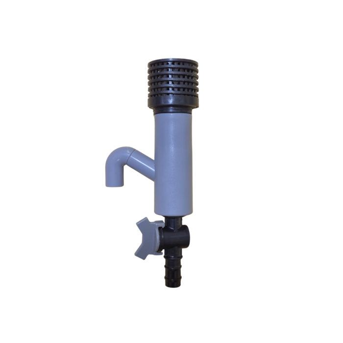 Hydroponic EBB Tray Irrigation/Flood and Drain Adaptor – 50mm Diameter x 230mm Length – Durable Connection for EBB & Flow Systems