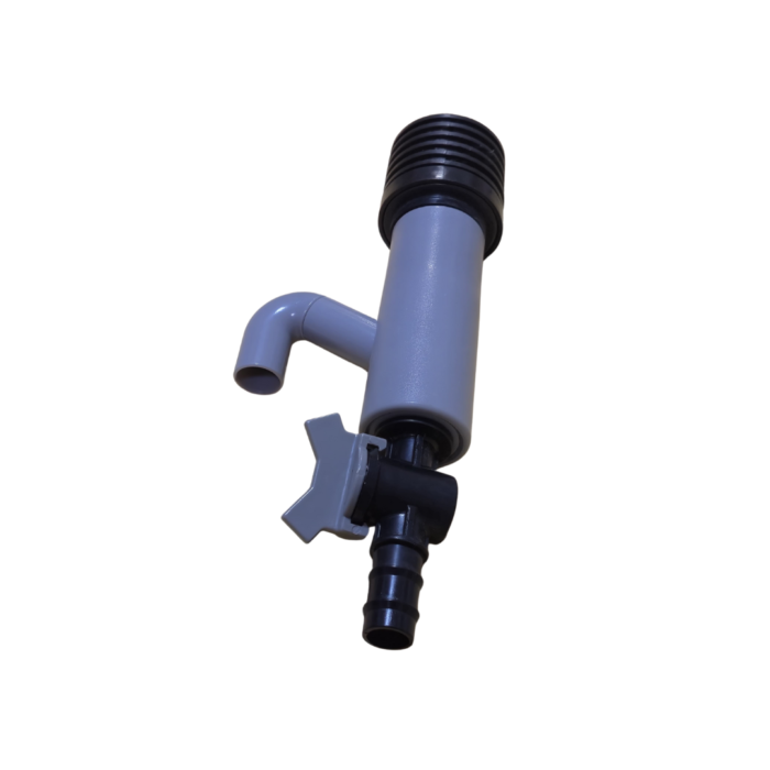 Hydroponic EBB Tray Irrigation/Flood and Drain Adaptor – 50mm Diameter x 230mm Length – Durable Connection for EBB & Flow Systems