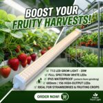 T12 LED Grow Light 20W Full Spectrum – White LEDs, IP65