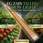 FG ZAIN T12 LED Grow Light 45W Full Spectrum – White & Red LEDs (3:1)