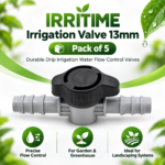 FG ZAIN IRRITIME Irrigation Valve 13mm, Pack of 5