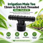 Irrigation Male Tee Fitting Guide