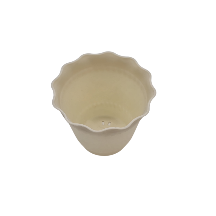 FG ZAIN Flower Pots – Pack of 5, Color- Beige, Decorative Plant Containers for Indoor & Outdoor Use, Stylish Planters for Flowers, Herbs, Succulents