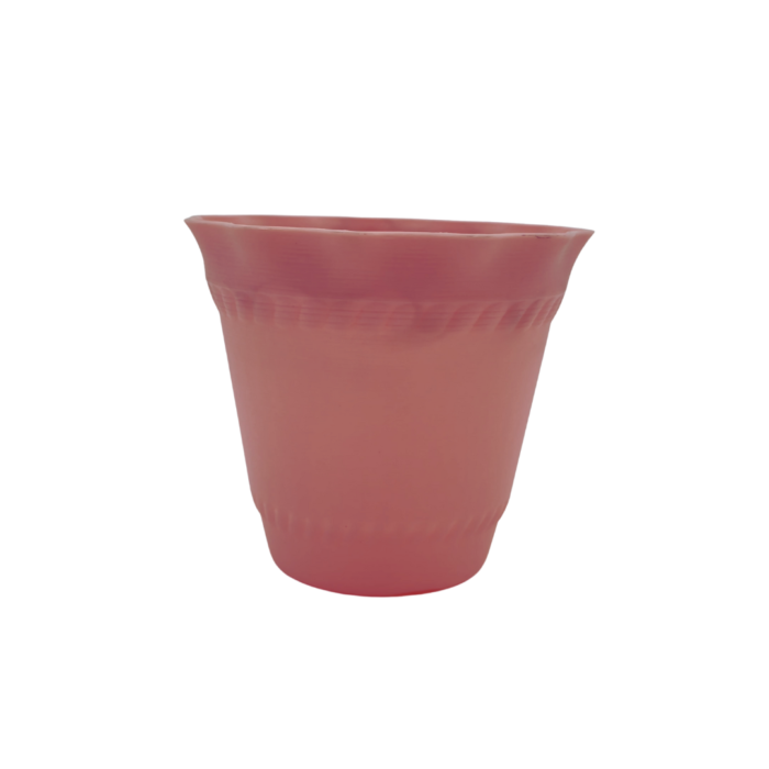 FG ZAIN Flower Pots – Pack of 5, Color- Light Pink, Decorative Plant Containers for Indoor & Outdoor Use, Stylish Planters for Flowers, Herbs, Succulents
