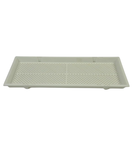 FG ZAIN White Microgreen Tray – 59 cm x 24 cm x 3.5 cm