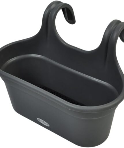 grey color hanging pots