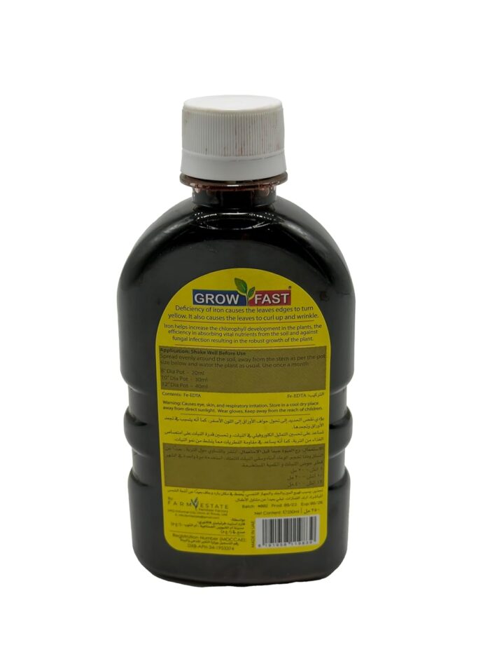 GROW FAST IRON TONIC – Eliminates Iron Deficiency
