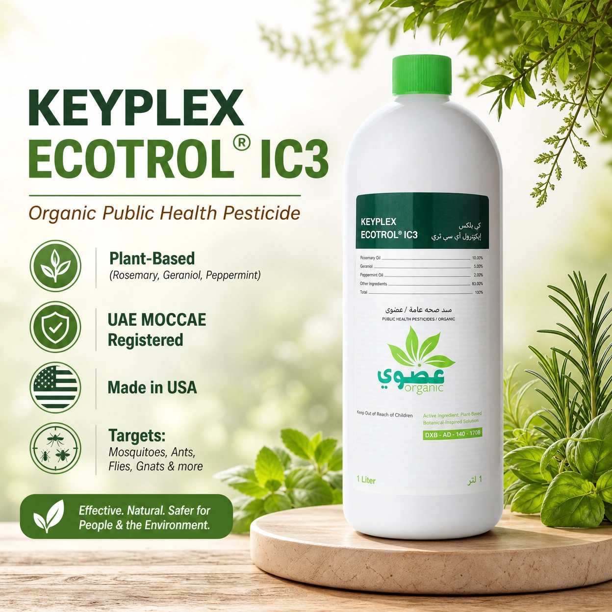KEYPLEX ECOTROL® IC3 Insecticide– 1ltr