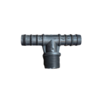 FG ZAIN Irrigation Male Tee 13mm to 1/2 Inch Threaded, Black, Pack of 10 – Durable Drip Irrigation Fittings for Garden