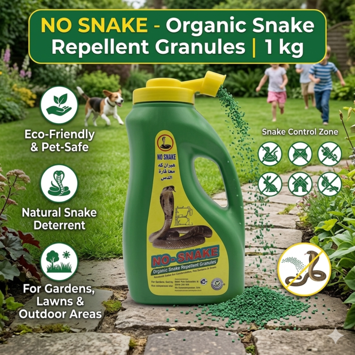 No Snake Organic Snake Repellent Granules 1kg | Eco-Friendly & Pet-Safe ...