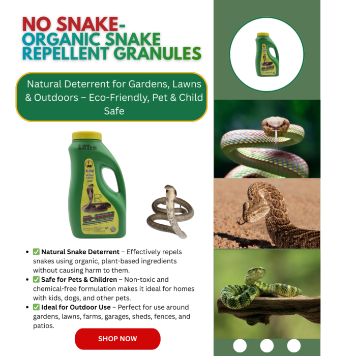 No Snake Organic Snake Repellent Granules 1kg | Eco-Friendly & Pet-Safe ...