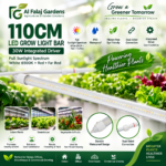 110cm LED Grow Light Bar, 30W Integrated Driver