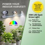 25W LED Spot Grow Light, Full Spectrum 3000K+6500K