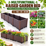 Multifunctional Raised Garden Bed Infographic