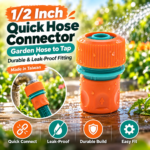 1/2 Inch Quick Hose Connector – Garden Hose to Tap