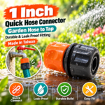 1 Inch Quick Hose Connector – Garden Hose to Tap