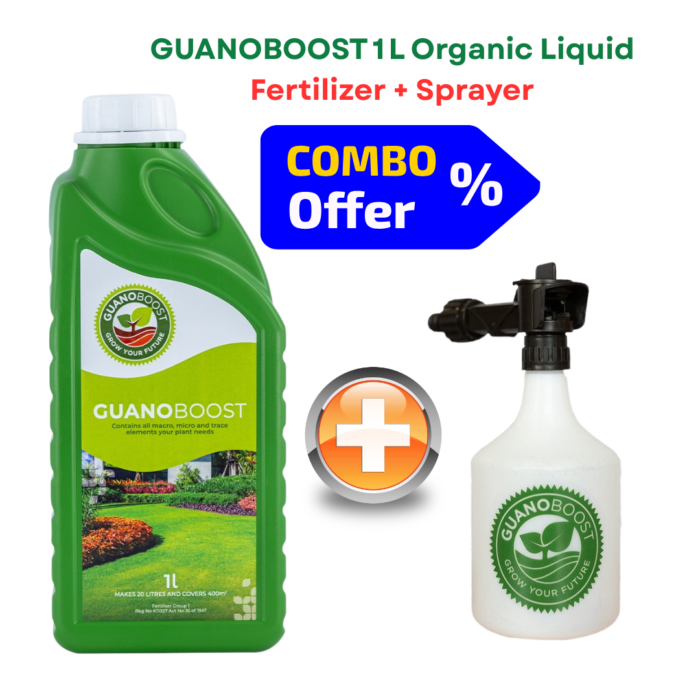 GUANOBOOST 1 L Organic Liquid Fertilizer with Sprayer bottle