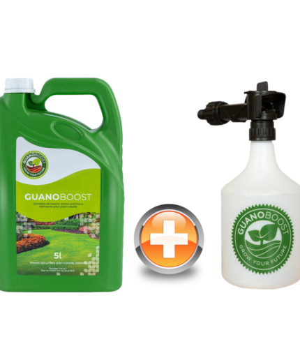 GUANOBOOST-5 Ltr Organic Liquid Fertilizer with Sprayer Bottle