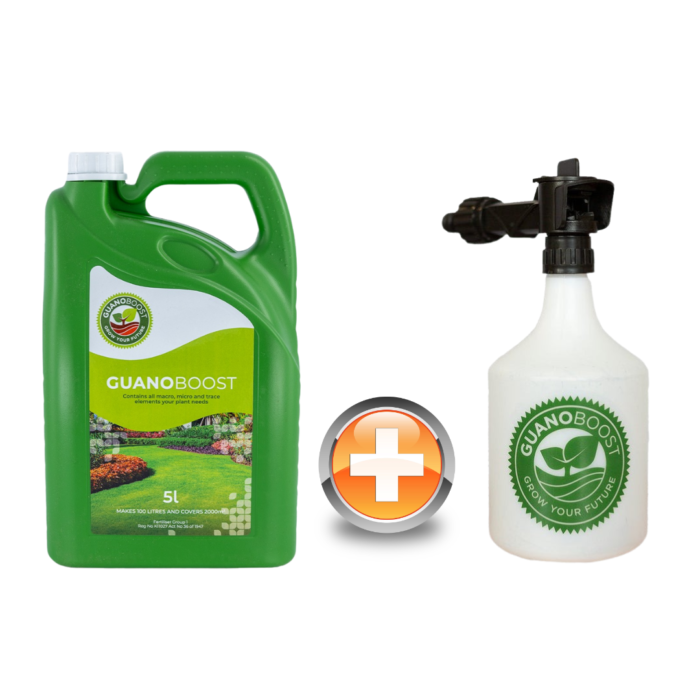 GUANOBOOST-5 Ltr Organic Liquid Fertilizer with Sprayer Bottle