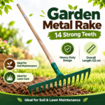 Garden Metal Rake_ Strong, Precise, Reliable