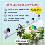25W LED Spot Grow Light