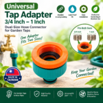 Universal Tap Adapter 1/2 Inch – 3/4 Inch – Dual-Size Hose Connector
