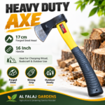Heavy Duty Axe – 17 cm Forged Steel Head – 16 Inch Handle