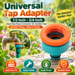 Universal Tap Adapter 1/2 Inch – 3/4 Inch – Dual-Size Hose Connector