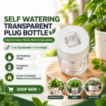 FG ZAIN Self Watering Transparent Plug Bottle, Ideal for Indoor Plants