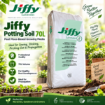 Jiffy Potting Soil 70L | Peat Moss-Based Growing Media