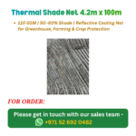 Thermal Shade Net 4.2m x 100m
