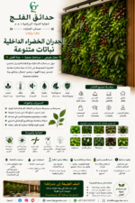 120. Indoor Green Wall Mixed Plants ARABIC