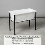 rectangular pot