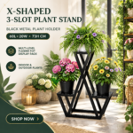 x_shaped_three_slot_plant_stand