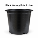 4 Litre Black Nursery Pots